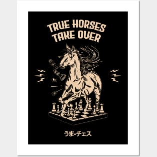 true horses take over the game Posters and Art